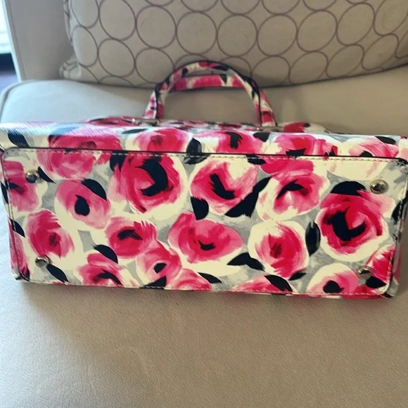Kate Spade | Cedar street Maise Floral Pink and Black Handbag - Picture 7 of 11